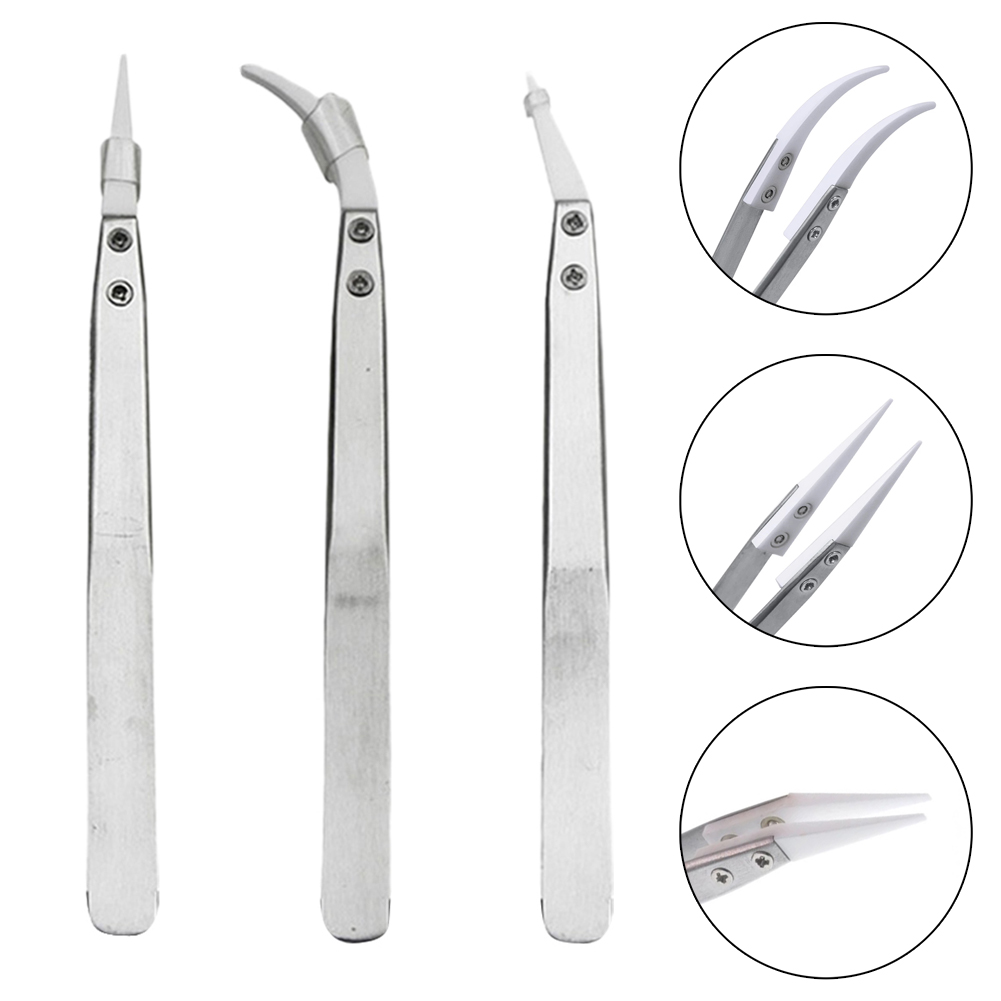 3 piezas de pinzas de punta ce - Electronics Repair Hobby reseña y precio