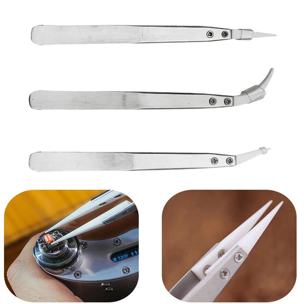 3 piezas de pinzas de punta ce - Electronics Repair Hobby reseña y precio