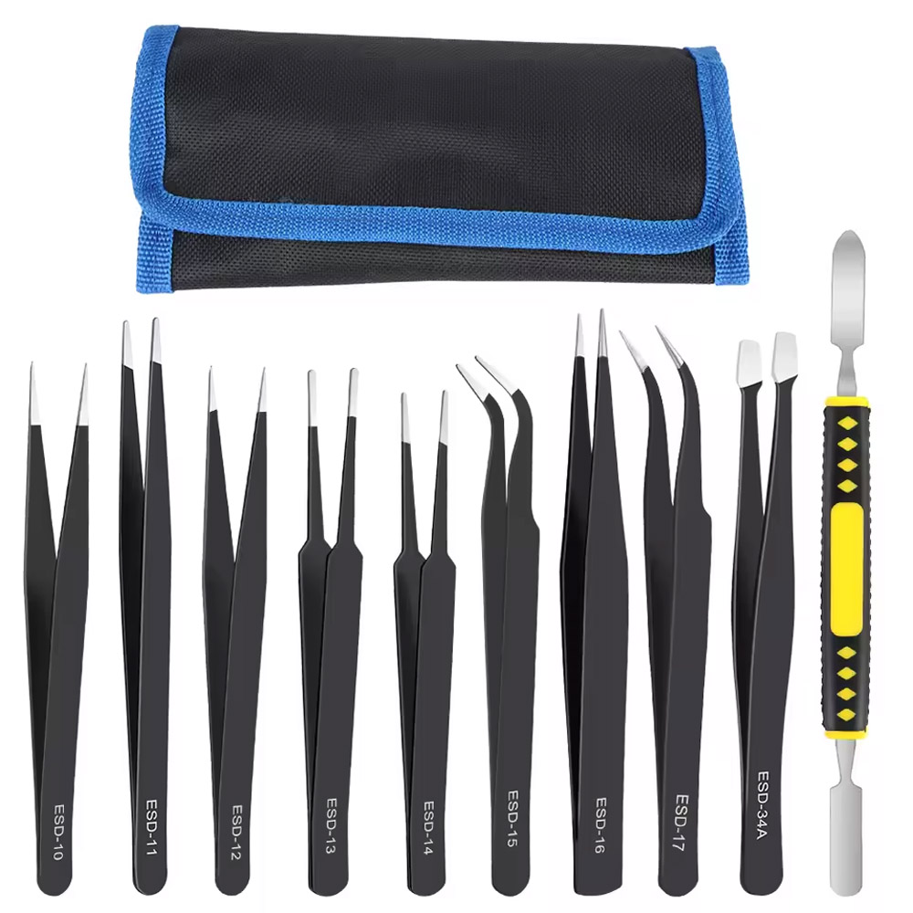 10 unids/set de pinzas rectas  - Electronics Repair Parts reseña y precio