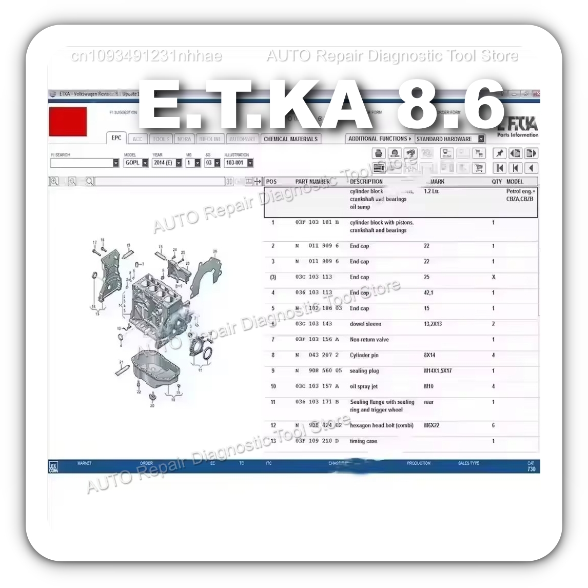 2025 ¡CALIENTE! Software Etka  - Electronics Repair Parts reseña y precio