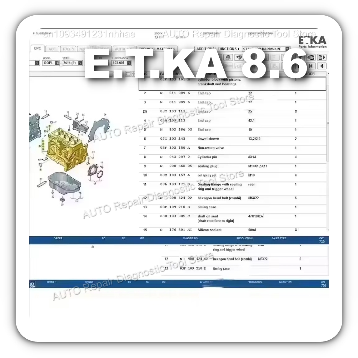 2025 ¡CALIENTE! Software Etka  - Electronics Repair Parts reseña y precio