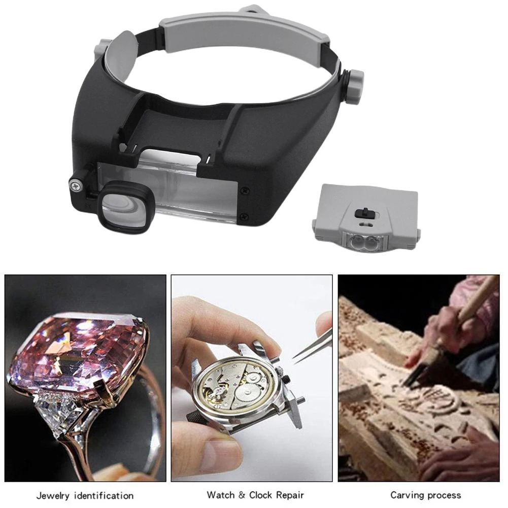 Lentes de Aumento LED con Sopo - Electronics Repair Hobby reseña y precio