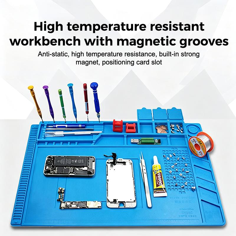 Alfombrilla de silicona anties - Electronics Repair Workbench reseña y precio