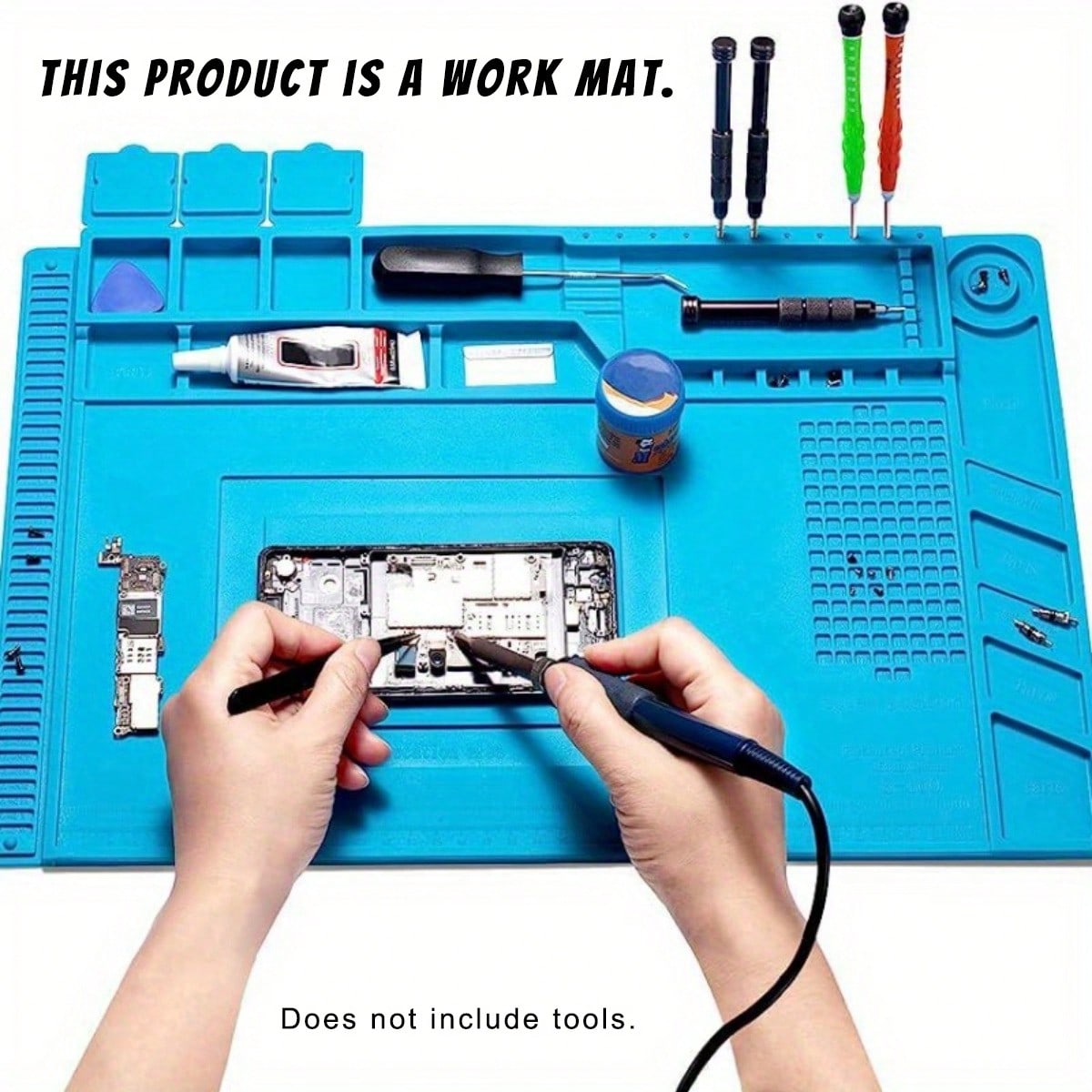 Almohadilla de silicona resist - Electronics Repair Workbench reseña y precio